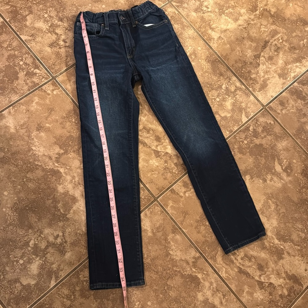 Youth Boys Size 12 - Old Navy Slim Jeans. Built in buttons to tighten.